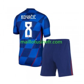 Maillot de Foot Croatie Mateo Kovacic 8 Extérieur UEFA EURO 2024 - Enfant